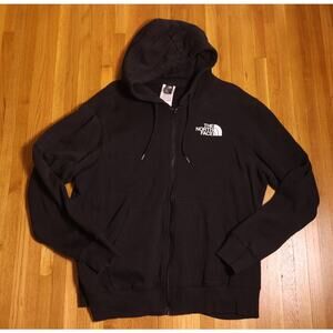 The North Face circulardesign recycled material black zipup hoodie sweatshirt XL